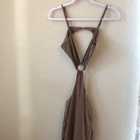 Dundas Jade Maxi Dress in Sand - Picture 5 of 13